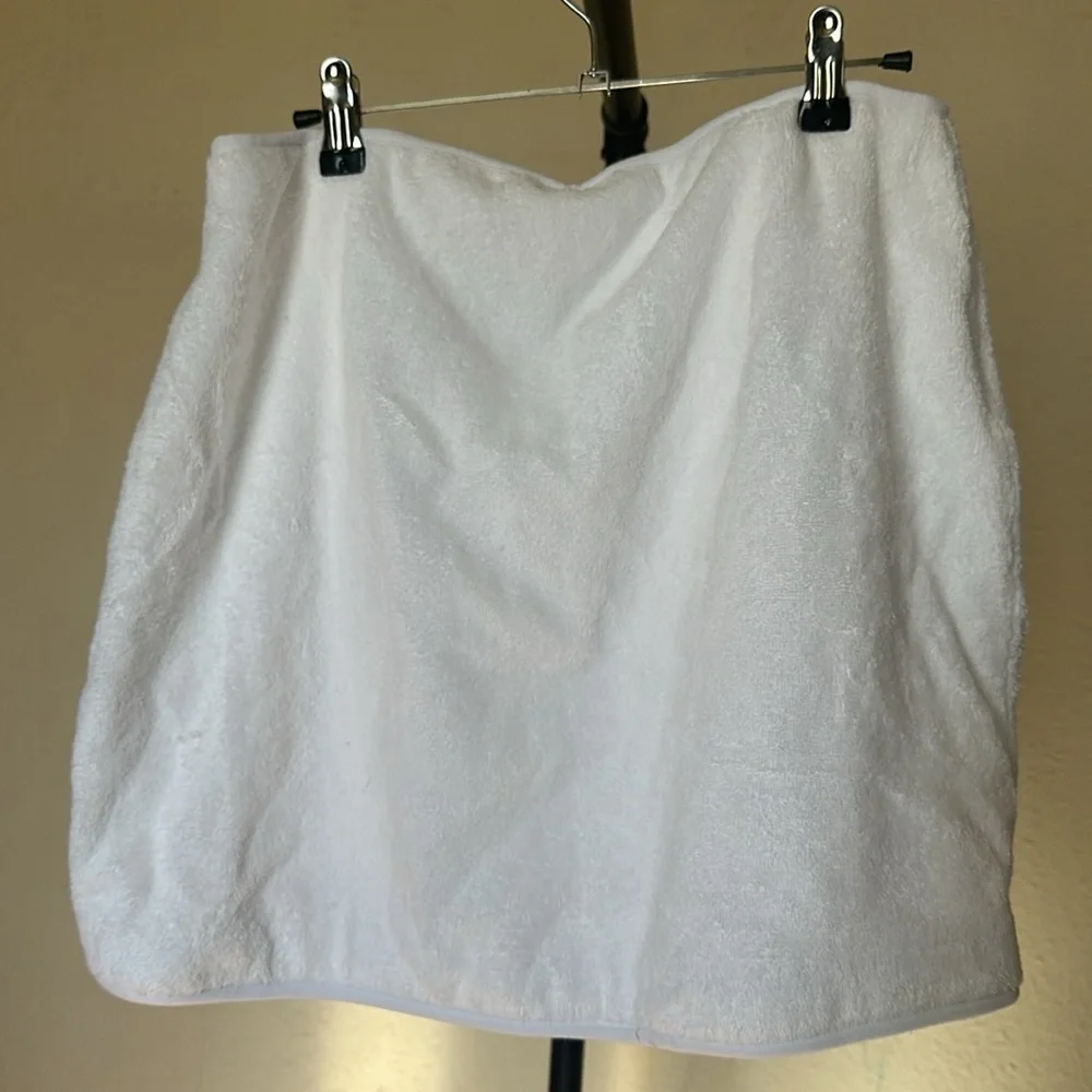 )Skims TERRY COVER UPS MINI WRAP SKIRT size‎ XL NWT